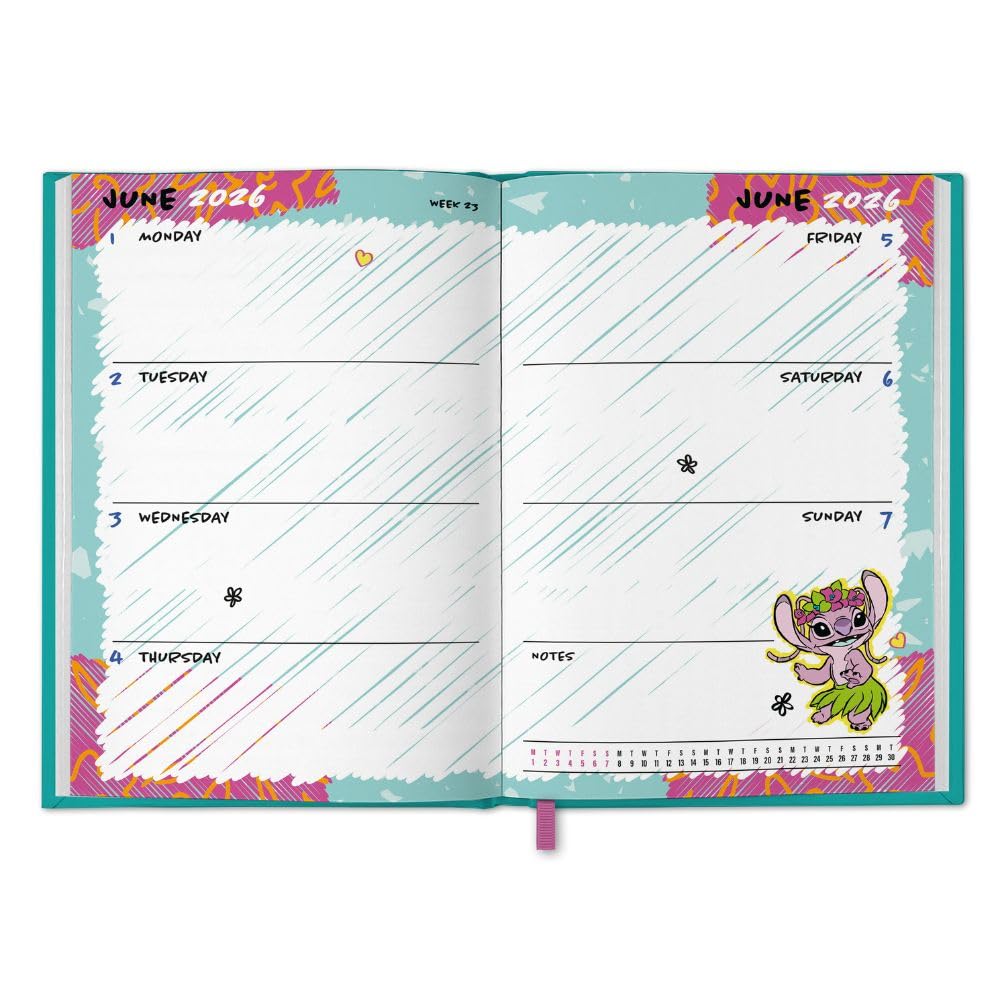 Lilo & Stitch A5 Diary 2026: 3 - Diaries By Lilo & Stitch