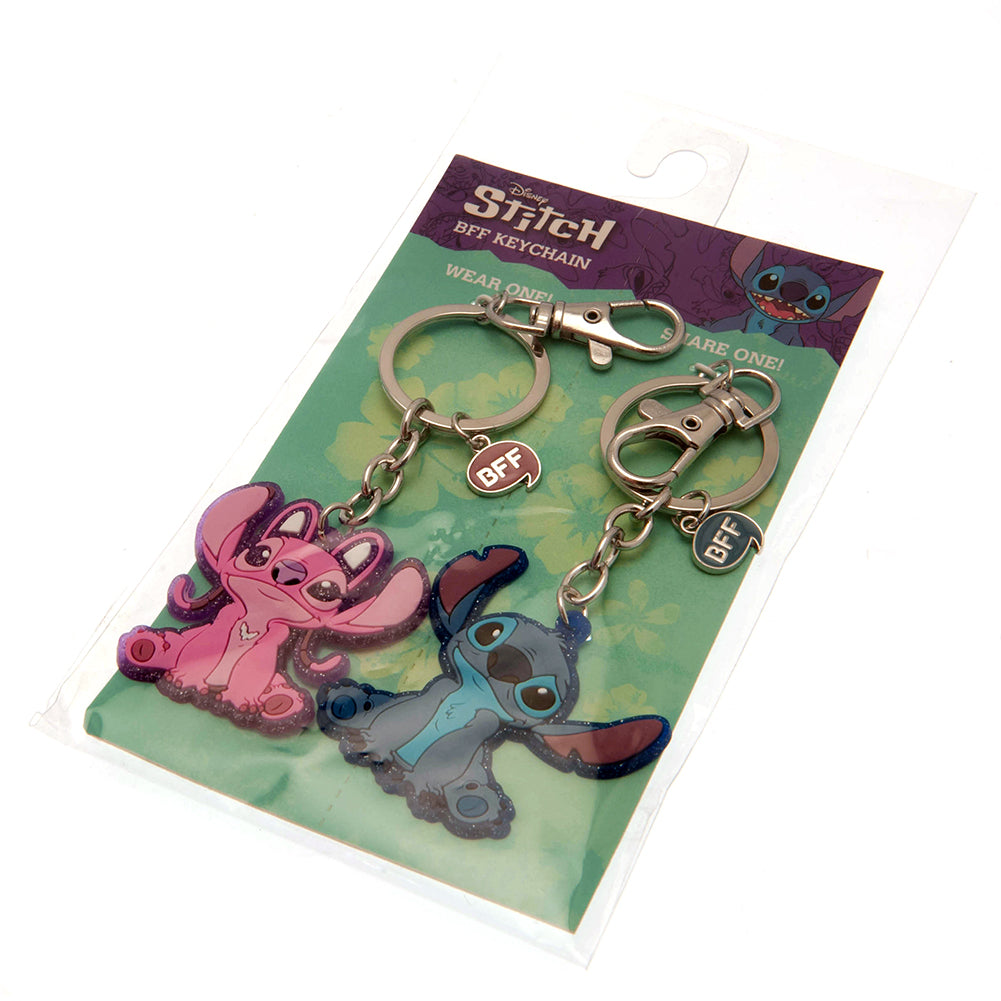 Lilo & Stitch BFF Keyring Set: 3 - Keyrings By Lilo & Stitch