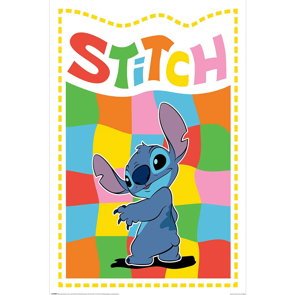 Lilo & Stitch Chequered Poster 235 - Shop Posters At Gift Moments - 1