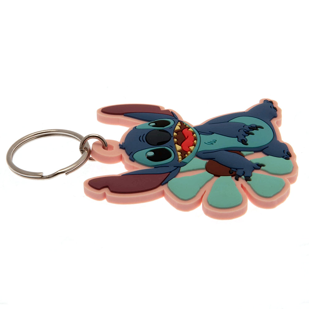 Lilo & Stitch Flower PVC Keyring: 2 - Keyrings By Lilo & Stitch