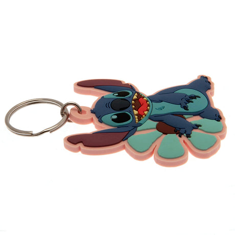 Lilo & Stitch Flower PVC Keyring: 2 - Keyrings By Lilo & Stitch