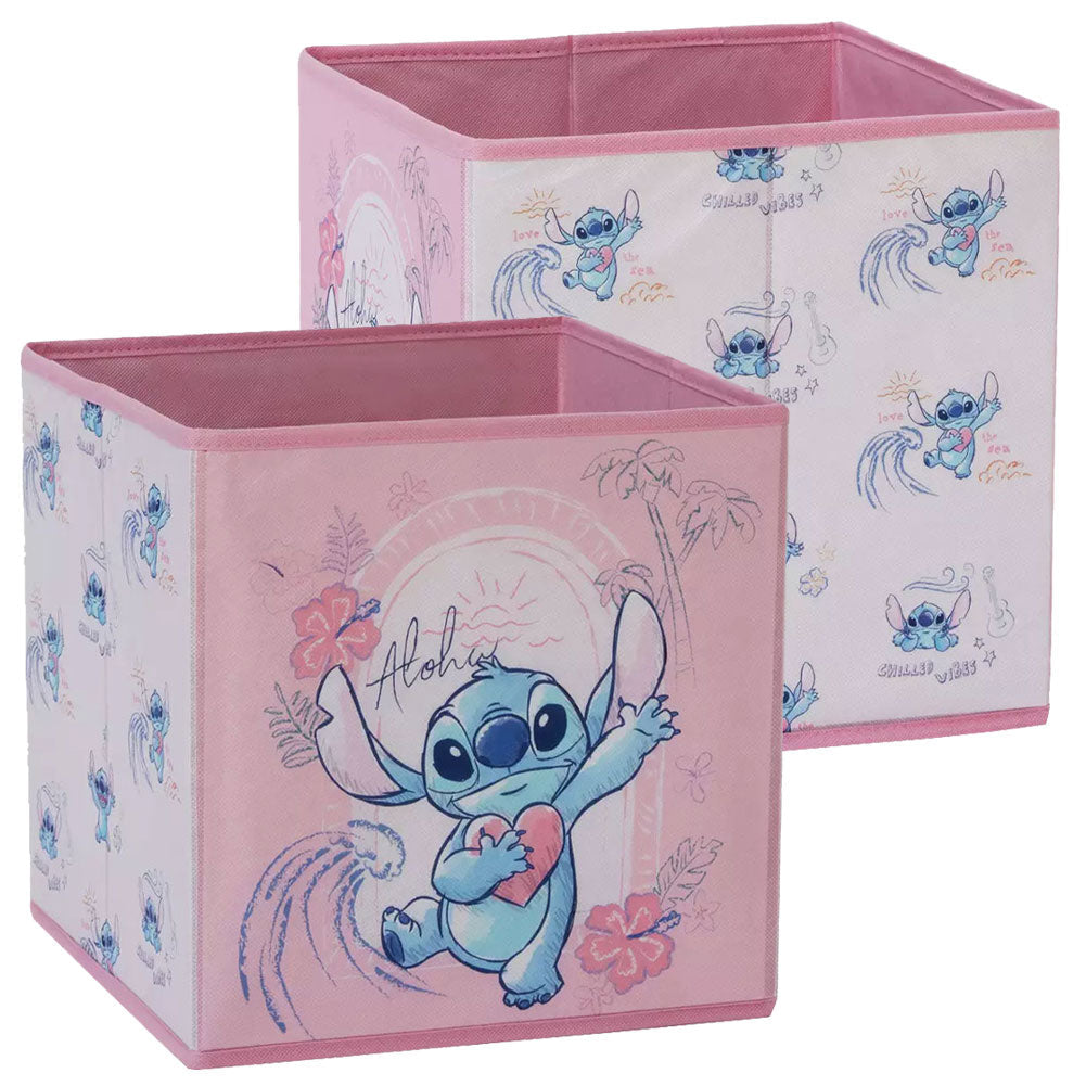 Lilo & Stitch Twin Pack Storage Cube - Shop Storage At Gift Moments - 1