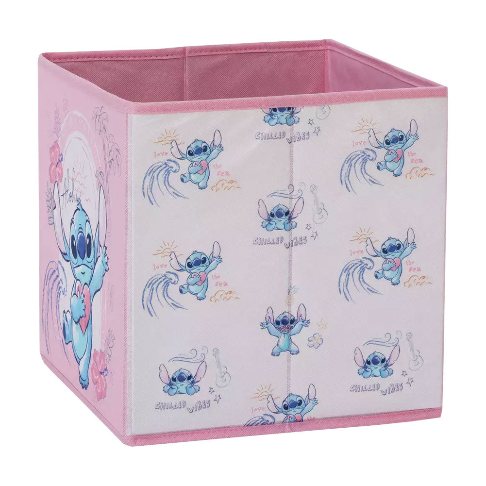Lilo & Stitch Hawaiian Motif Storage Cube: 3 - Storage By Lilo & Stitch