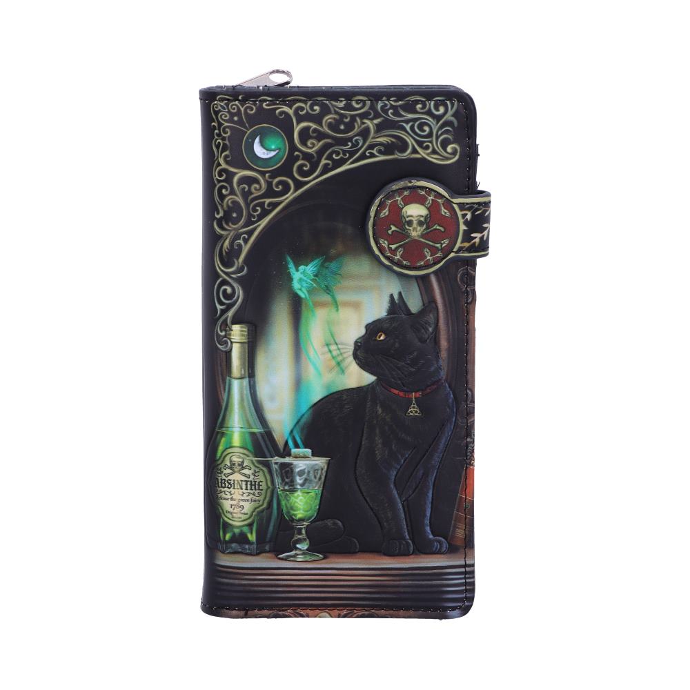 Lisa Parker Absinthe and Black Cat Familiar Purse: 2 - Purses By Lisa Parker