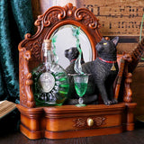 Lisa Parker Absinthe Cat and Green Fairy Figurine: 1 - Figures & Collectables By Lisa Parker