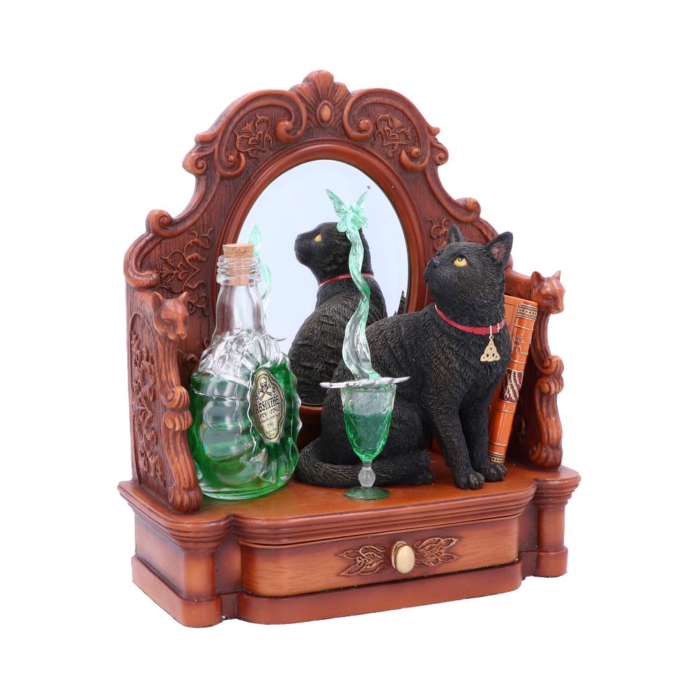 Lisa Parker Absinthe Cat and Green Fairy Figurine: 2 - Figures & Collectables By Lisa Parker