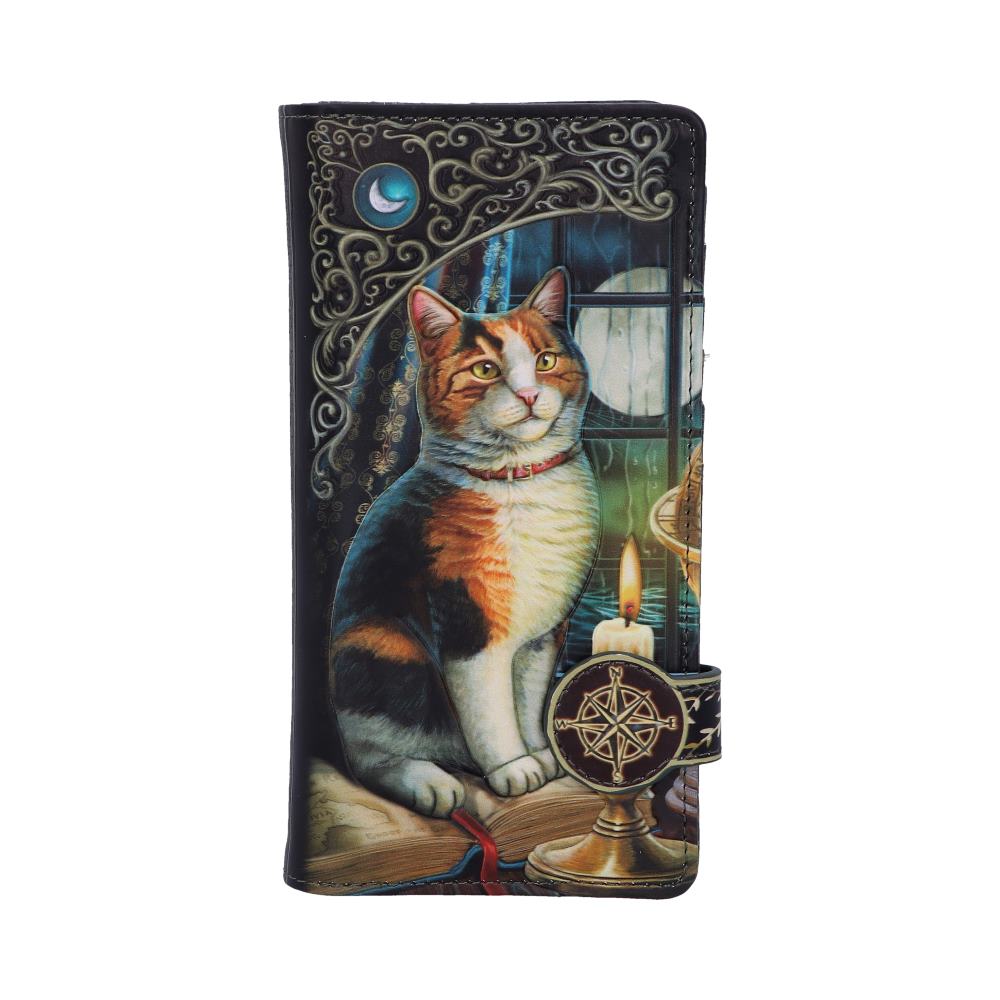Lisa Parker Adventure Awaits Calico Cat Ship Embossed Purse: 2 - Purses By Lisa Parker