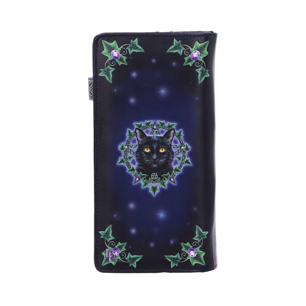 Lisa Parker The Charmed One Pentagram Cat Embossed Purse: 4 - Purses By Lisa Parker