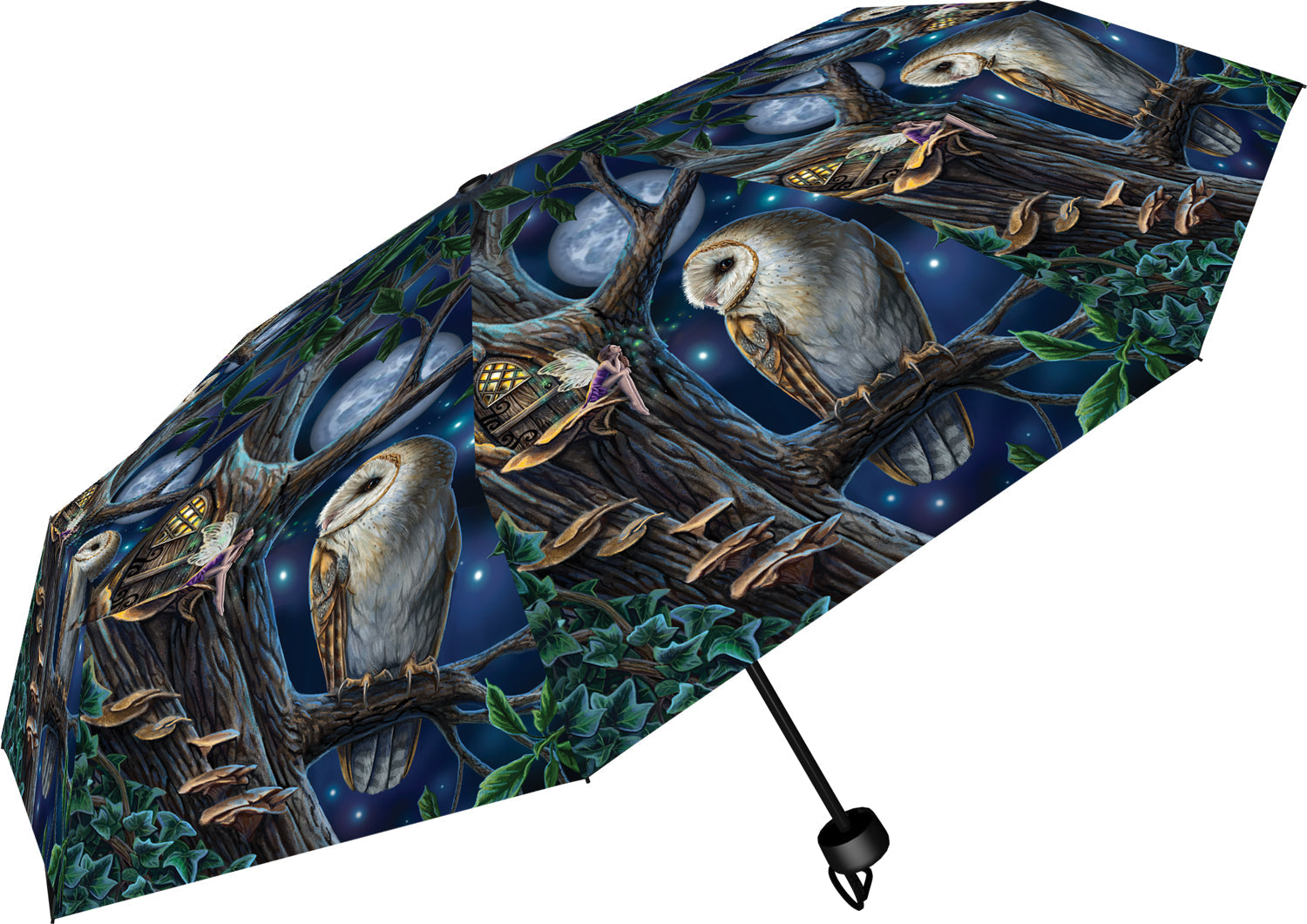 Lisa Parker Fairy and Owl Umbrella: 2 - Umbrellas By Lisa Parker