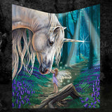Lisa Parker Fairy Whispers Unicorn Throw Blanket: 1 Throws By Lisa Parker