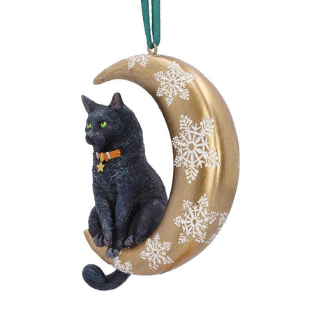 Lisa Parker Moon Cat Hanging Ornament: 3 - Hanging Decorations By Lisa Parker