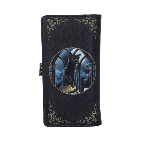 Lisa Parker Spirits of Salem Black Cat Skull Map Embossed Purse: 4 - Purses By Lisa Parker