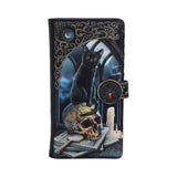 Lisa Parker Spirits of Salem Black Cat Skull Map Embossed Purse: 2 - Purses By Lisa Parker