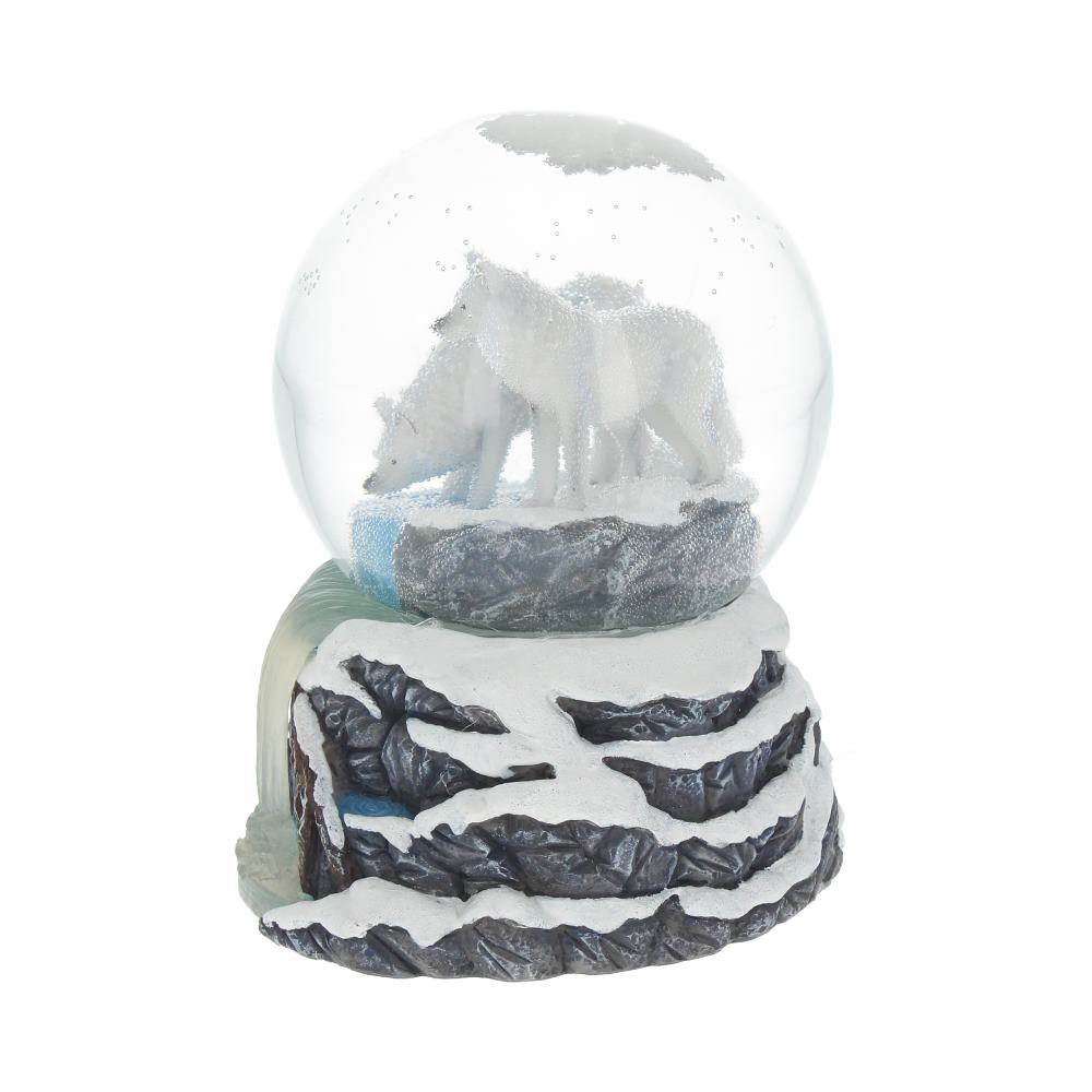 Lisa Parker Warriors of Winter Wolf Snowglobe: 3 - Snow Globes By Lisa Parker