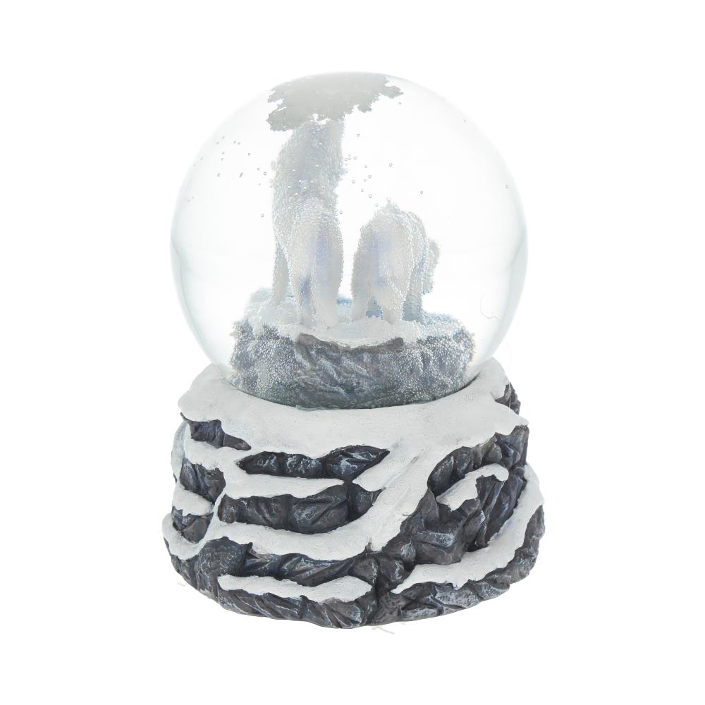 Lisa Parker Warriors of Winter Wolf Snowglobe: 5 - Snow Globes By Lisa Parker