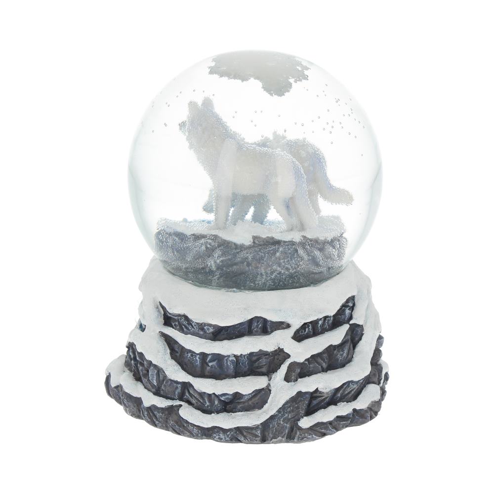 Lisa Parker Warriors of Winter Wolf Snowglobe: 4 - Snow Globes By Lisa Parker