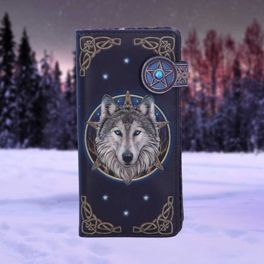Lisa Parker Wild One Wolf Embossed Purse Wallet: 1 - Purses By Lisa Parker