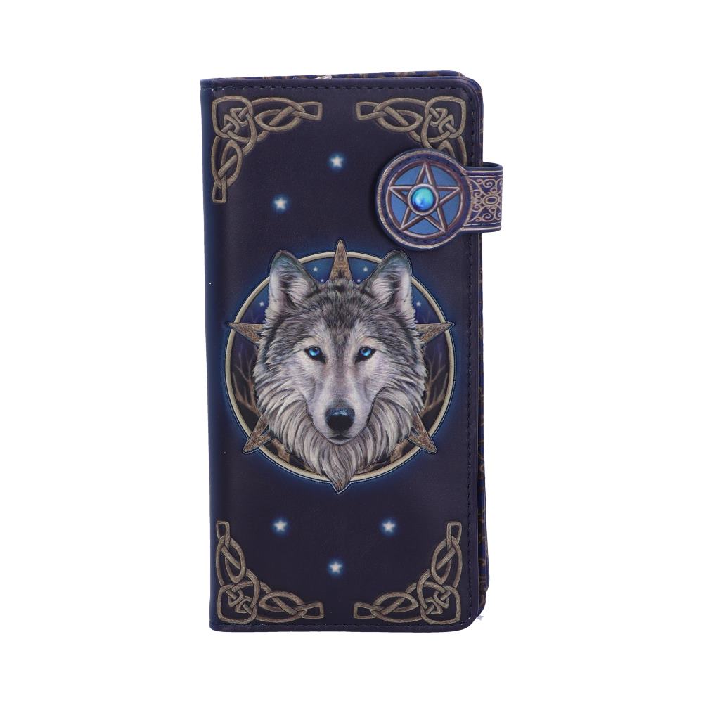 Lisa Parker Wild One Wolf Embossed Purse Wallet: 2 - Purses By Lisa Parker