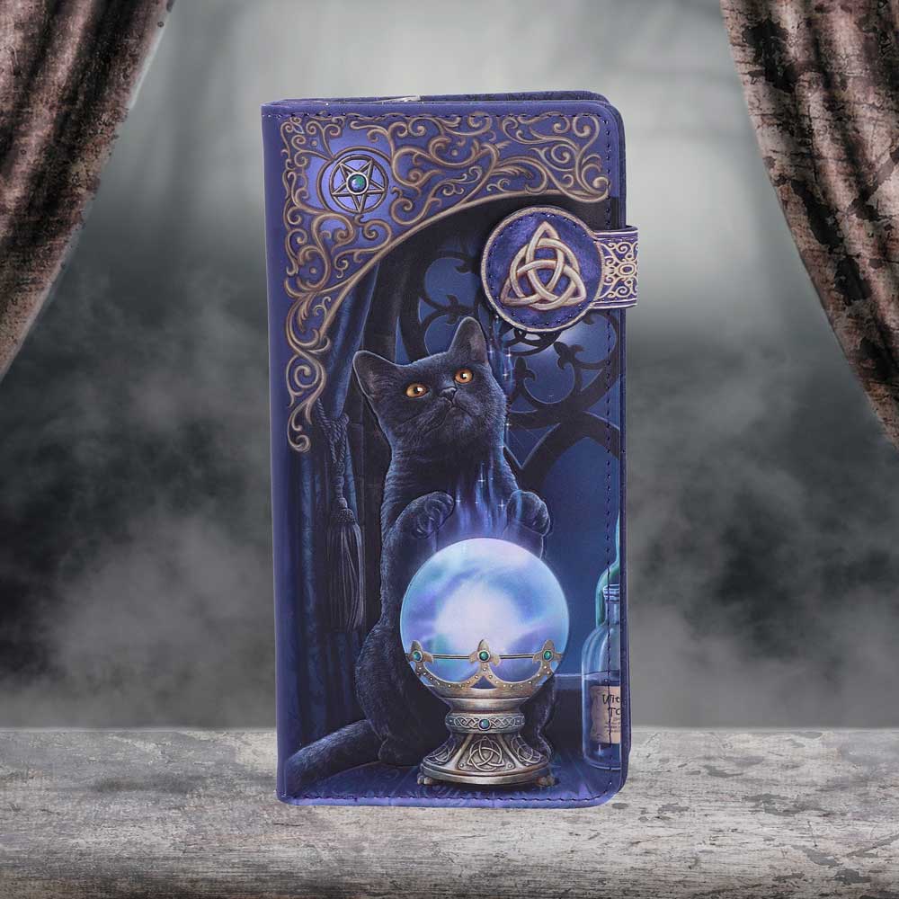 Lisa Parker The Witches Apprentice Cat Crystal Ball Purse: 1 - Purses By Lisa Parker