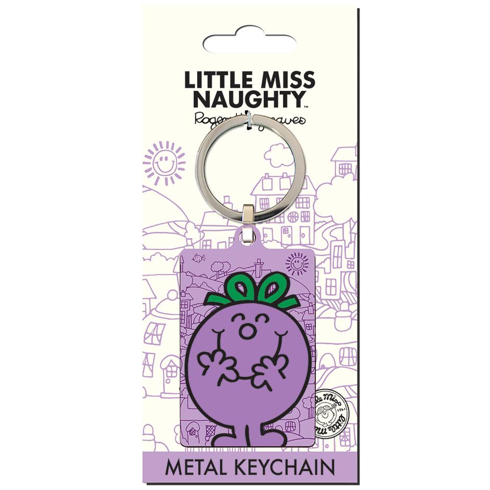 Little Miss Naughty Metal Keyring - Shop Keyrings At Gift Moments - 3