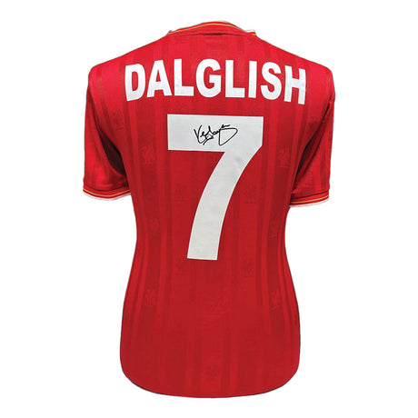 Liverpool FC 1986 Dalglish Signed Shirt - Shop Signed Memorabilia At Gift Moments - 1
