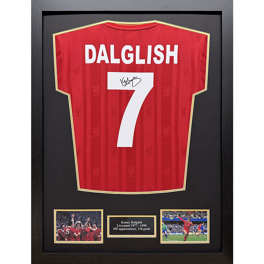 Liverpool FC 1986 Dalglish Signed Shirt (Framed): 1 - Signed Memorabilia By Liverpool