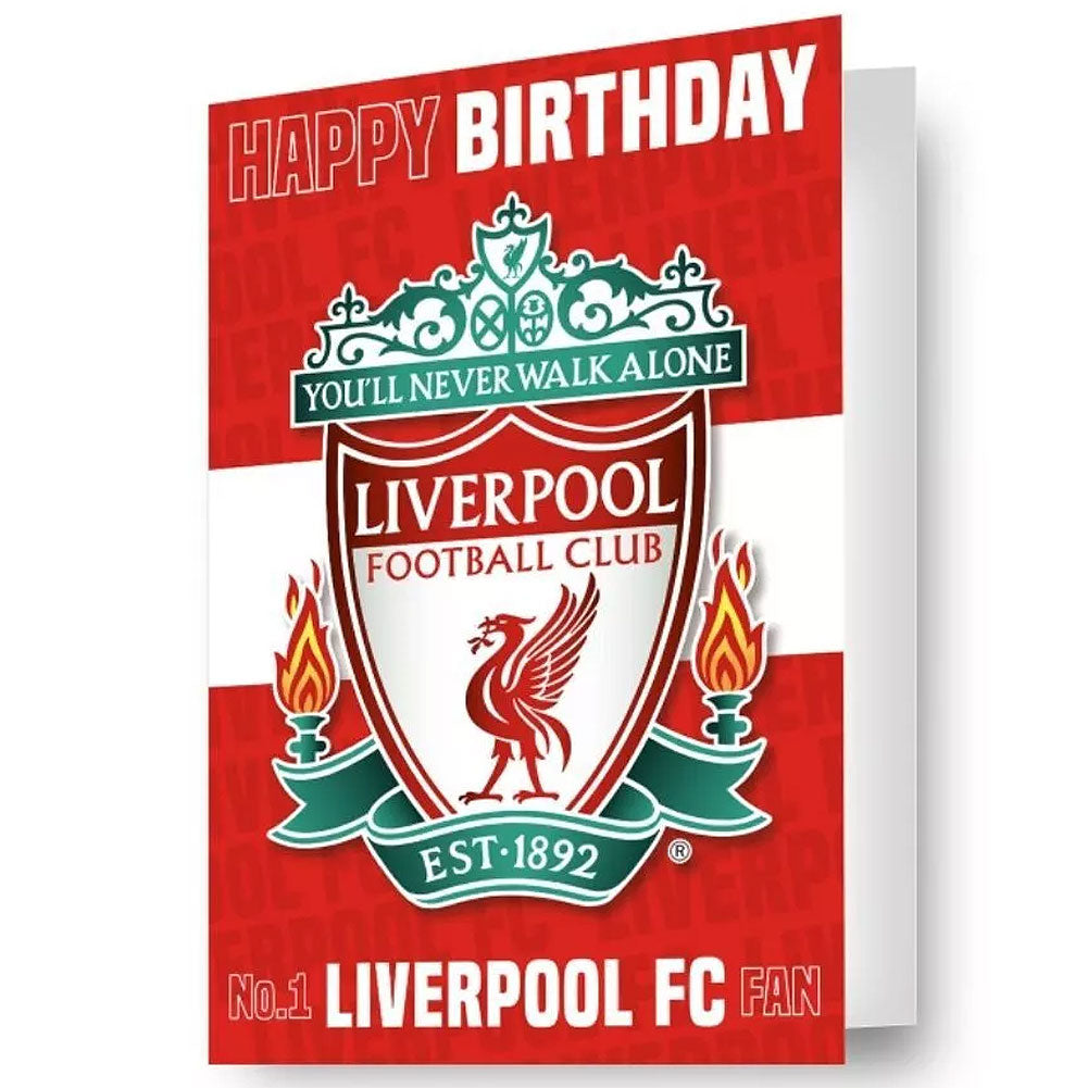 Liverpool FC 3D Lenticular Birthday Card: 1 - Greeting Cards By Liverpool