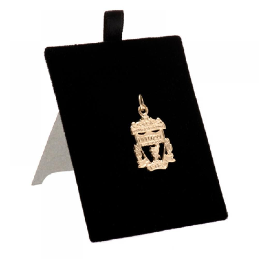 Liverpool FC 9ct Gold Pendant Crest Medium: 3 - Jewellery By Liverpool