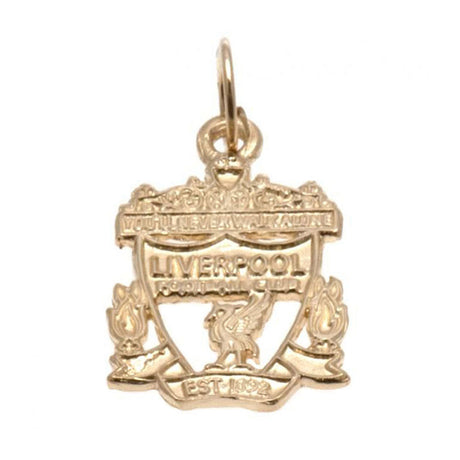Liverpool FC 9ct Gold Pendant Crest Small: 2 - Jewellery By Liverpool