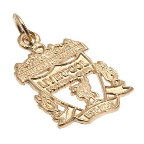 Liverpool FC 9ct Gold Pendant Crest Small: 1 - Jewellery By Liverpool