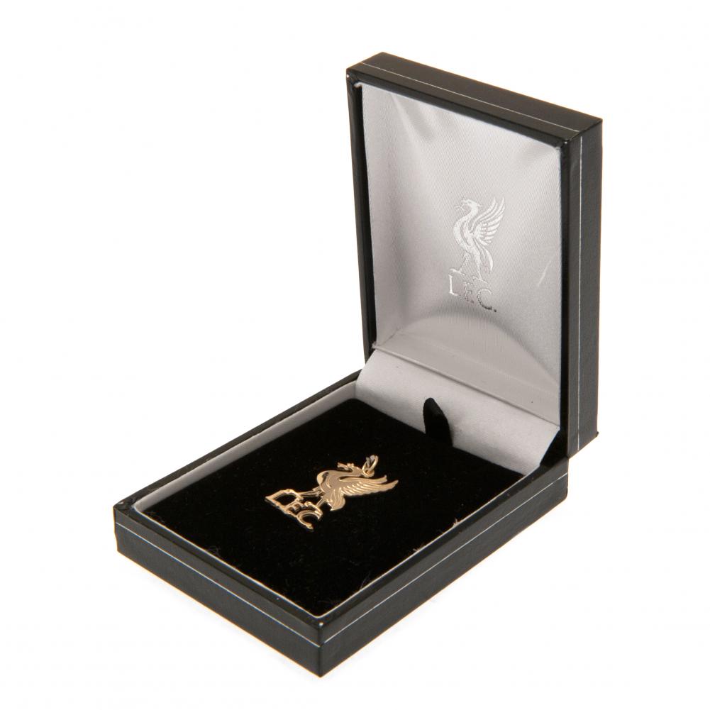 Liverpool FC 9ct Gold Pendant Liverbird Medium: 4 - Jewellery By Liverpool