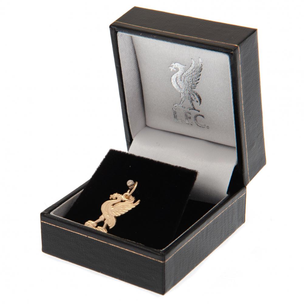 Liverpool FC 9ct Gold Pendant Liverbird Small: 4 - Jewellery By Liverpool