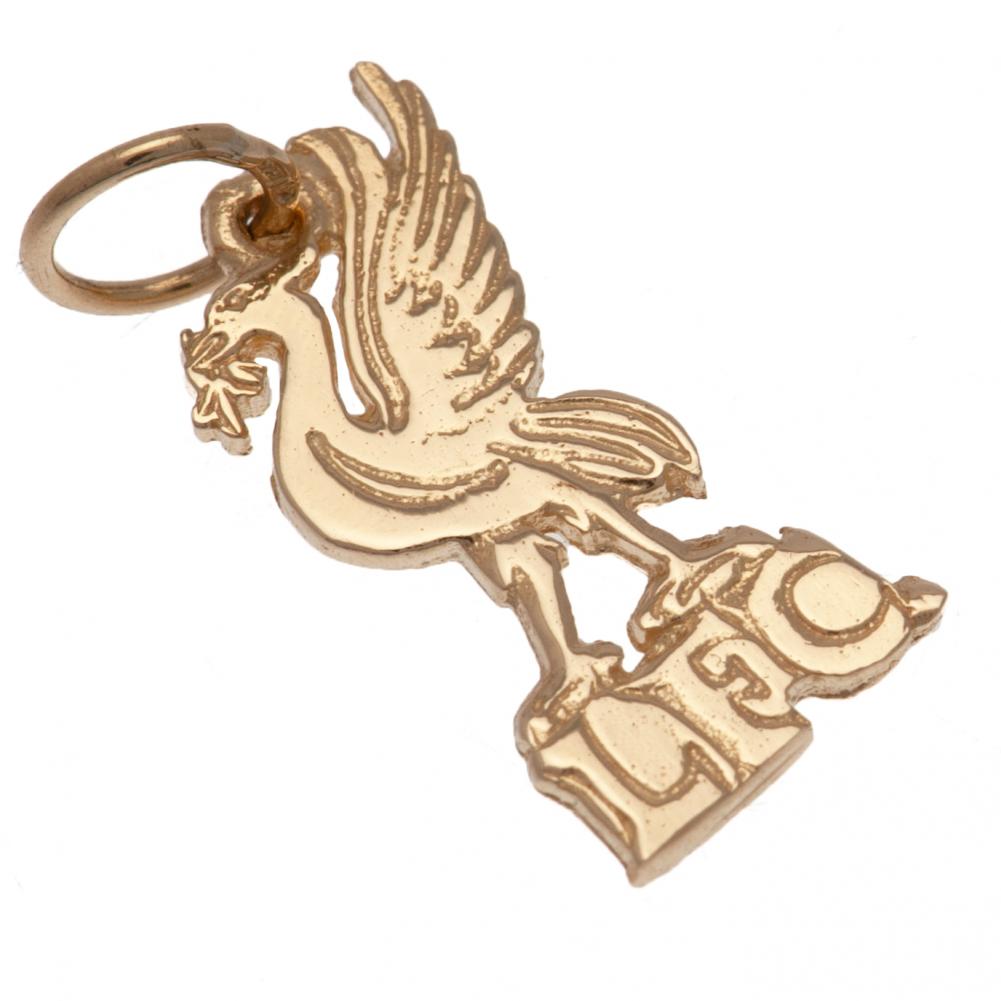 Liverpool FC 9ct Gold Pendant Liverbird Small: 1 - Jewellery By Liverpool
