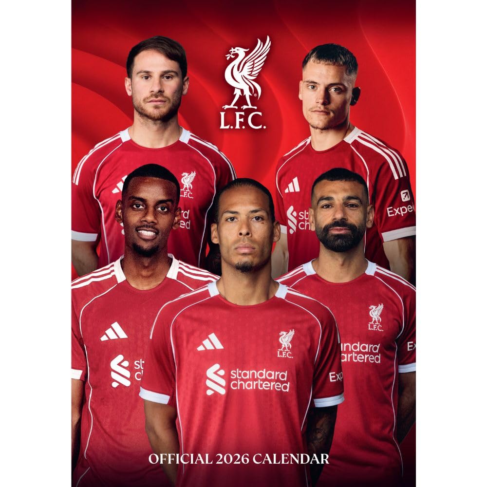 Liverpool FC A3 Calendar 2026: 1 - Calendars By Liverpool