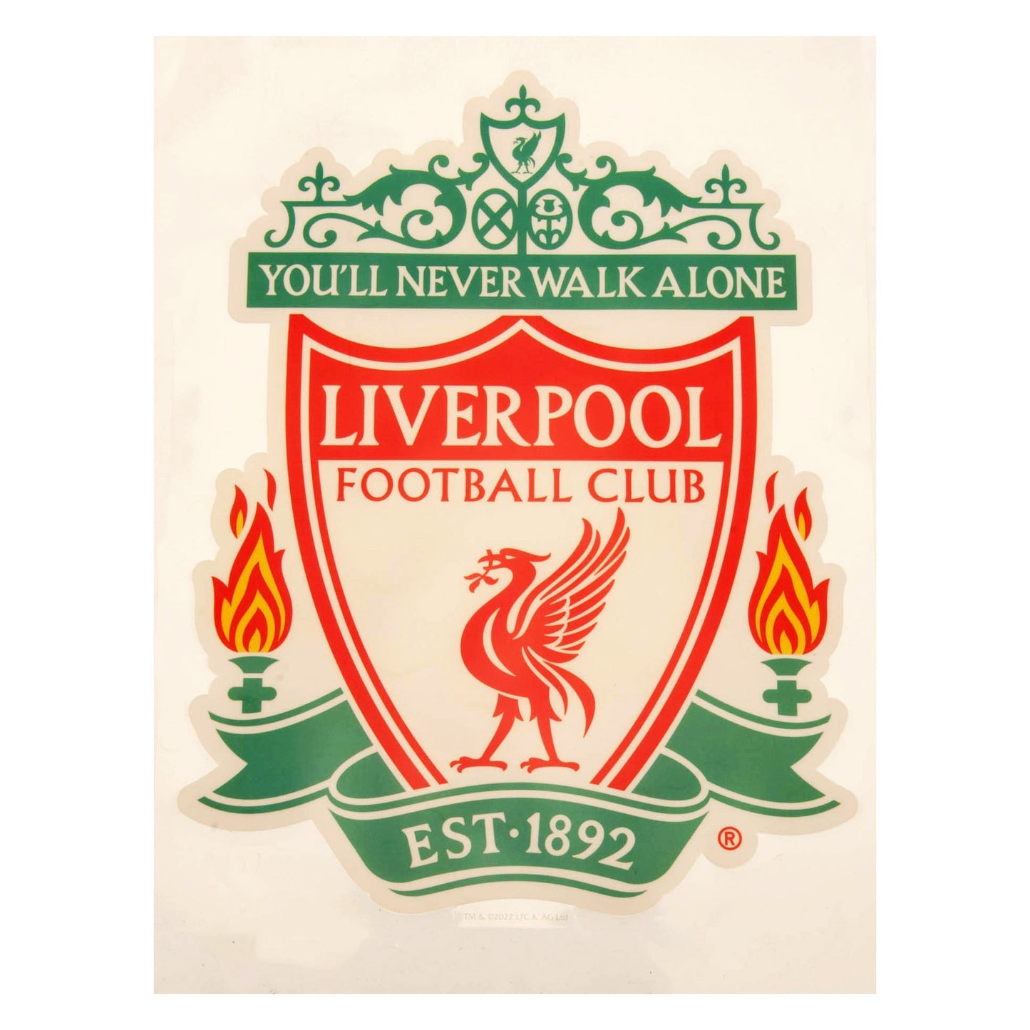 Liverpool FC Crest A4 Car Decal: 1 - Car Accessories By Liverpool