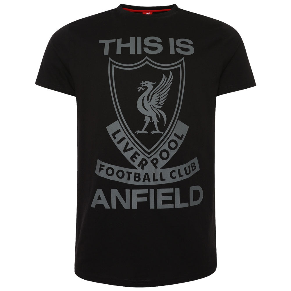 Liverpool FC This Is Anfield T Shirt Mens Black M: 1 - T-Shirts By Liverpool