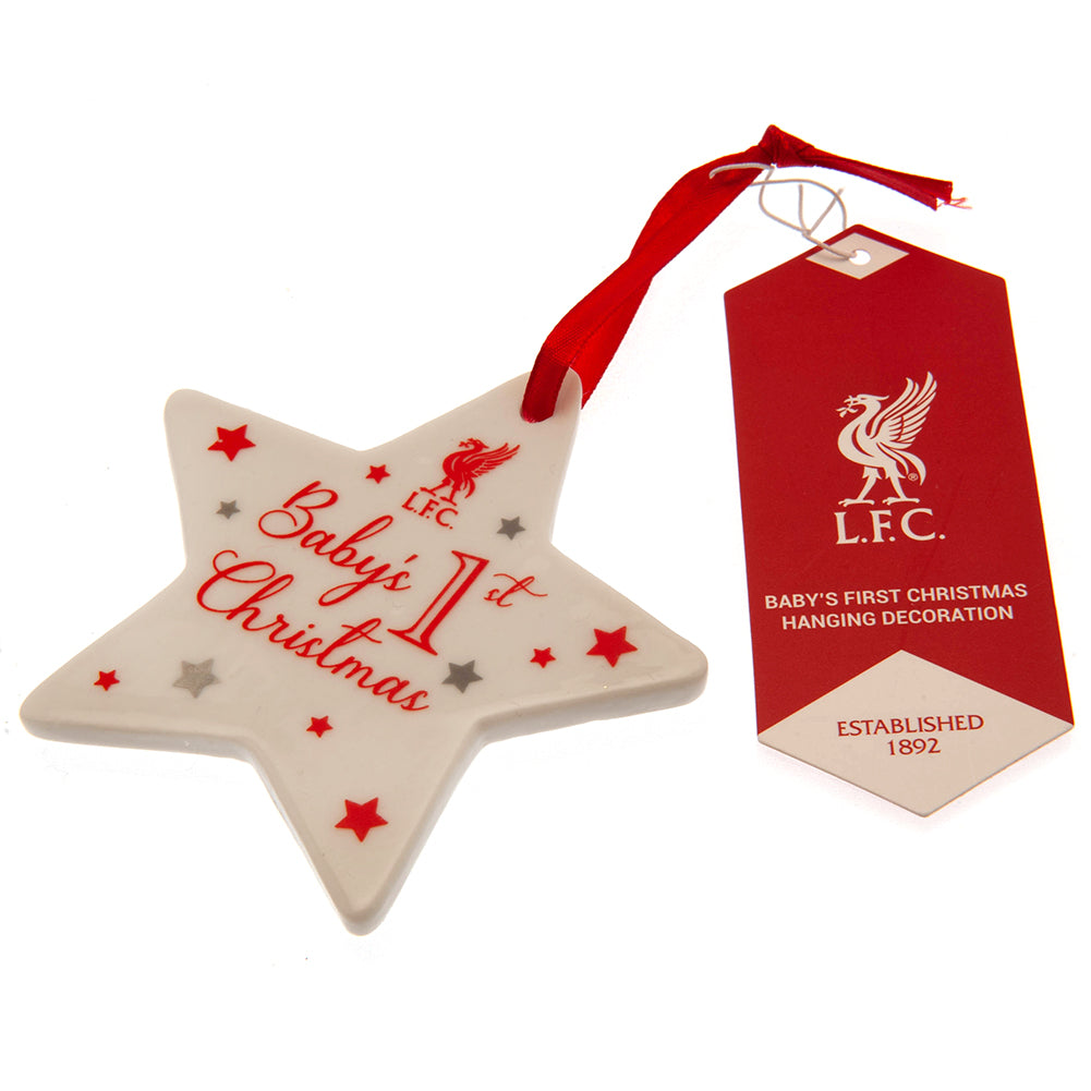 Liverpool FC Baby’s First Christmas Decoration: 1 - Christmas By Liverpool