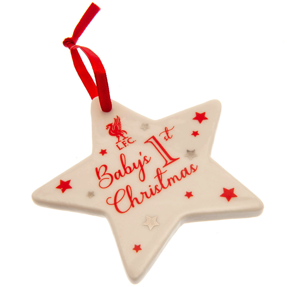 Liverpool FC Baby’s First Christmas Decoration: 3 - Christmas By Liverpool