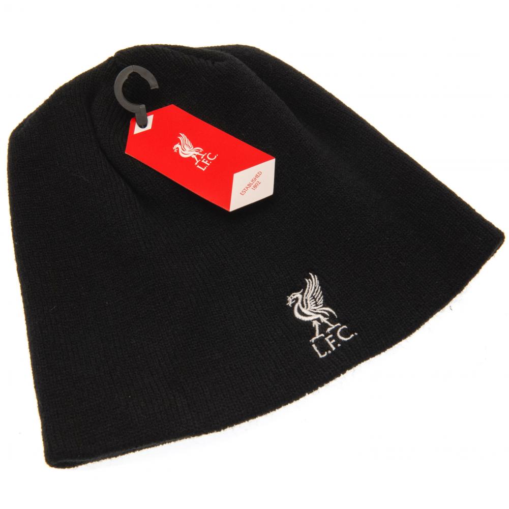 Liverpool FC Black Beanie: 3 - Caps & Hats By Liverpool