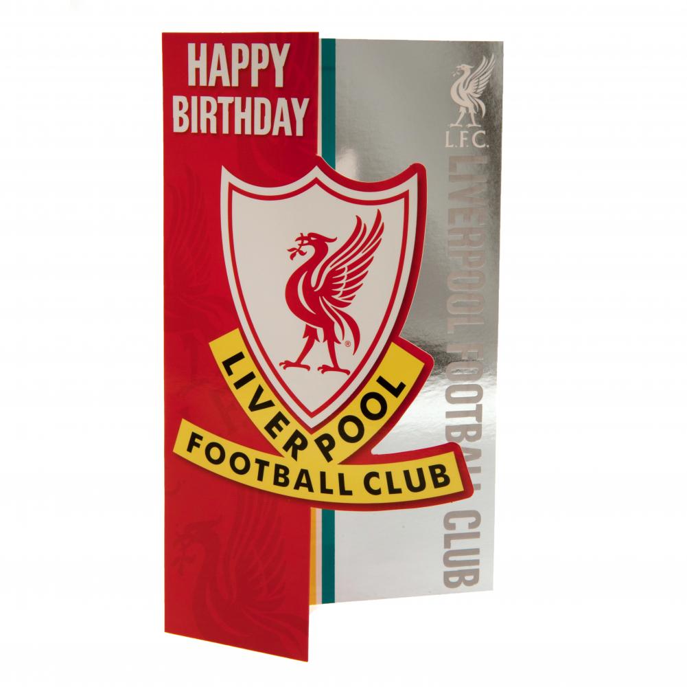 Liverpool FC Liverbird Birthday Card: 4 - Greeting Cards By Liverpool