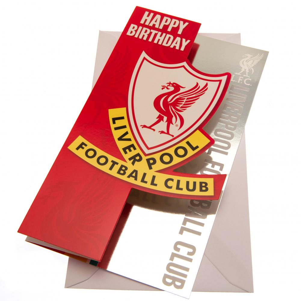 Liverpool FC Liverbird Birthday Card: 1 - Greeting Cards By Liverpool