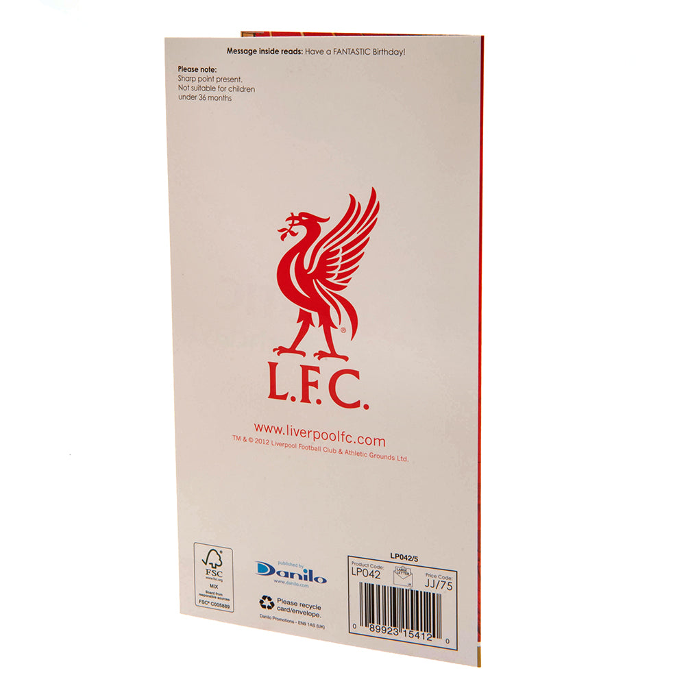 Liverpool FC Boy Birthday Card: 4 - Greeting Cards By Liverpool