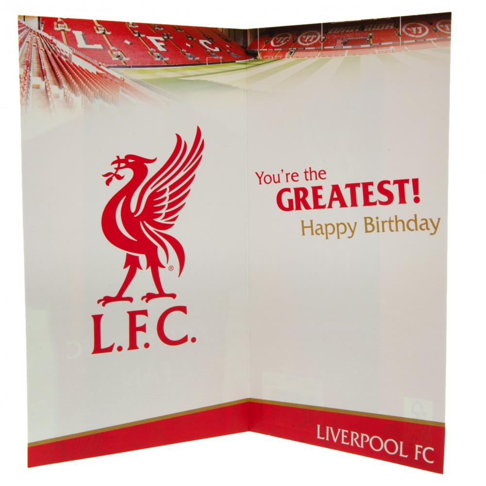Liverpool FC No. 1 Dad Birthday Card: 3 - Greeting Cards By Liverpool