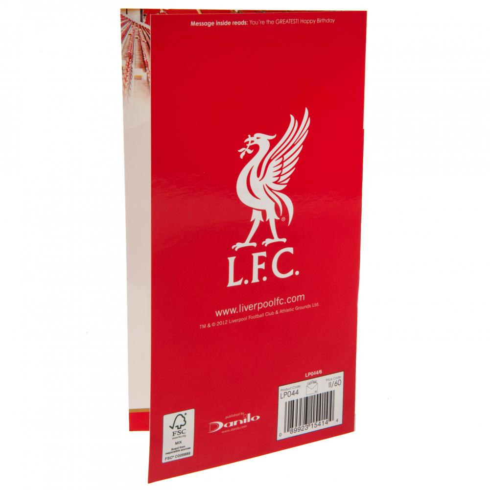 Liverpool FC No. 1 Dad Birthday Card: 4 - Greeting Cards By Liverpool