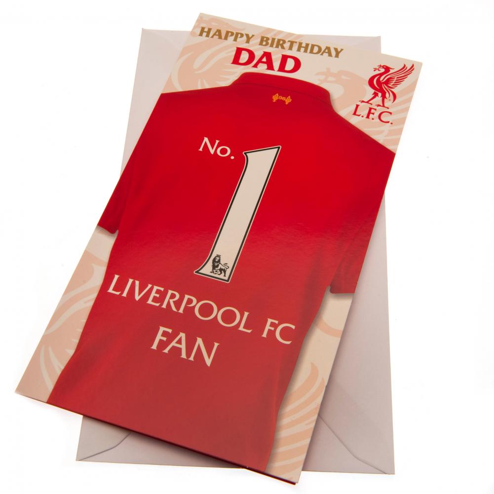 Liverpool FC No. 1 Dad Birthday Card: 1 - Greeting Cards By Liverpool