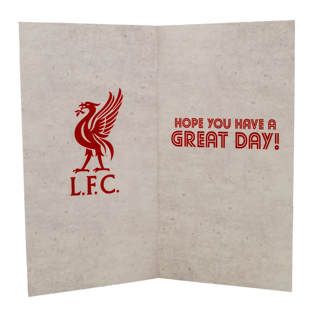Liverpool FC Retro Shirt Birthday Card: 3 - Greeting Cards By Liverpool