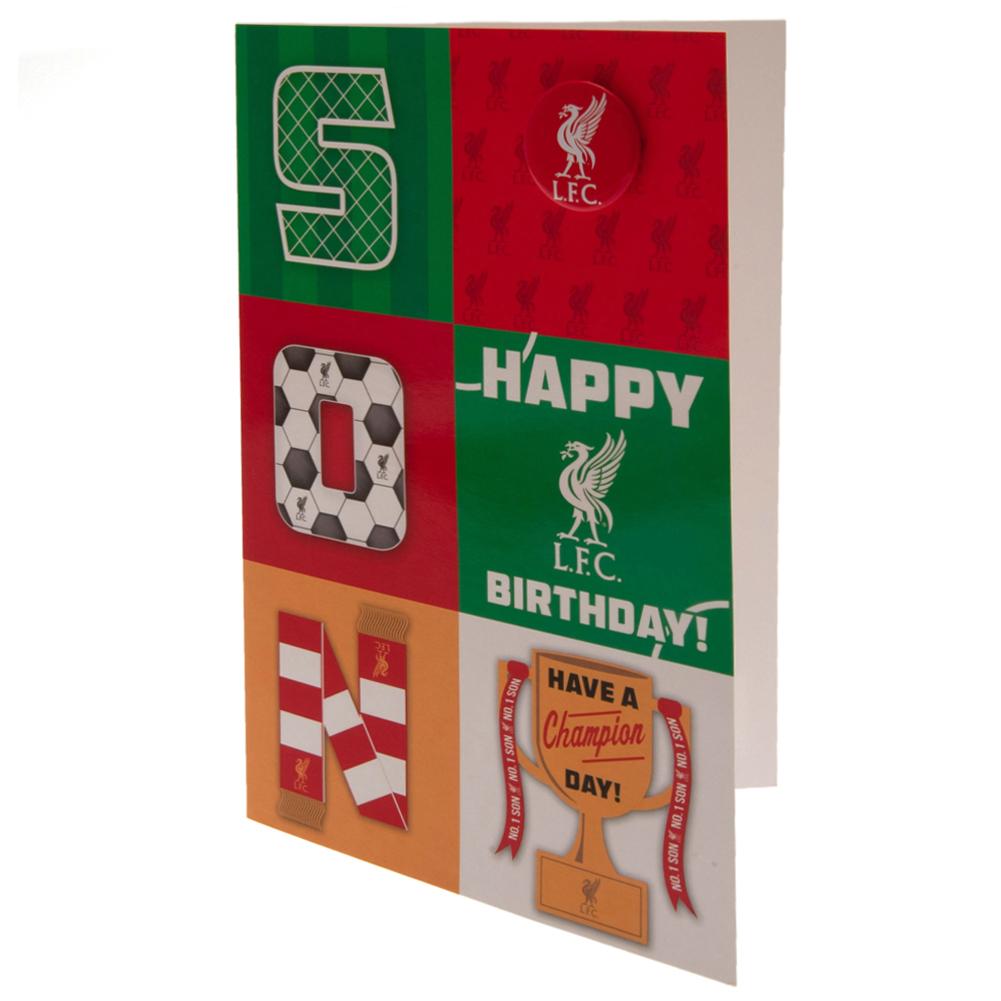 Liverpool FC Son Birthday Card: 2 - Greeting Cards By Liverpool