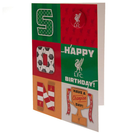 Liverpool FC Son Birthday Card: 2 - Greeting Cards By Liverpool