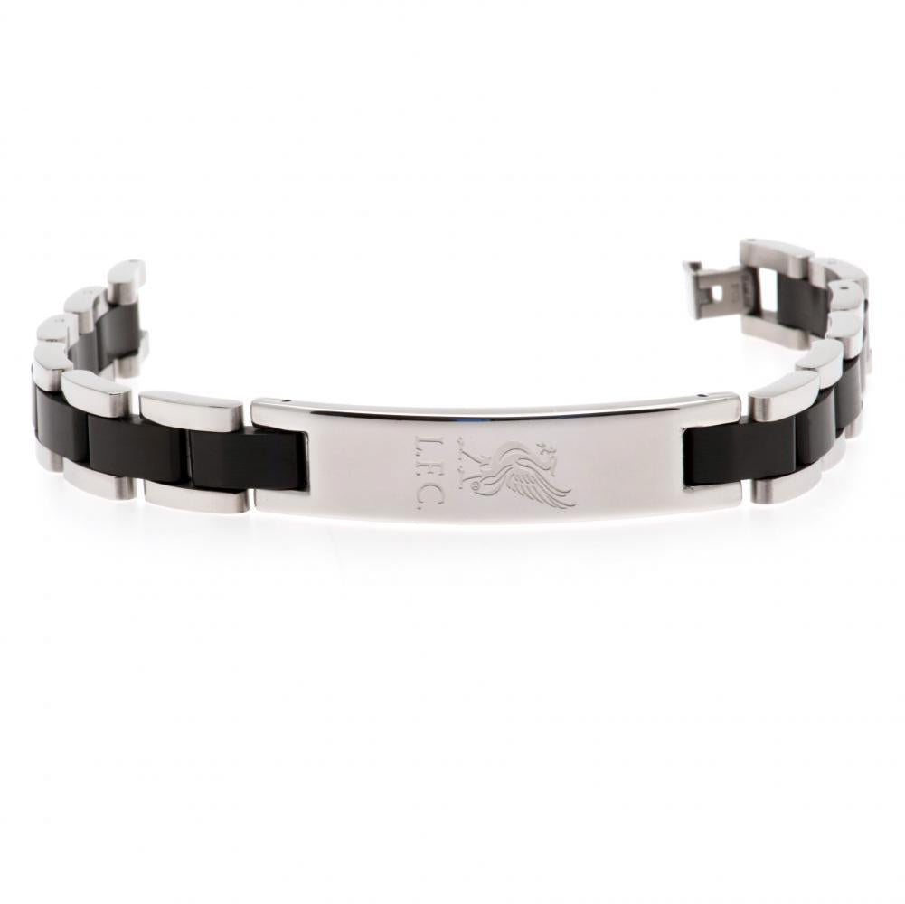Liverpool FC Black Inlay Bracelet: 2 - Jewellery By Liverpool