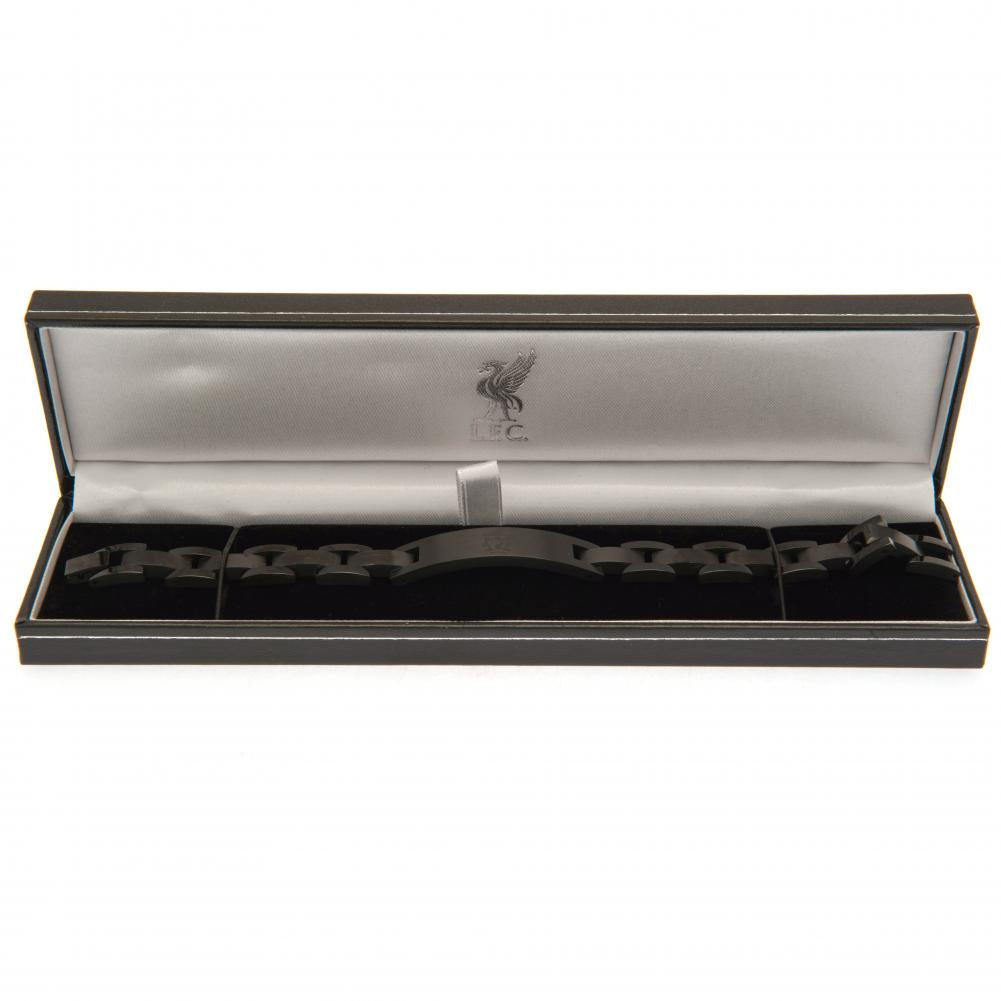 Liverpool FC Black IP Bracelet: 3 - Jewellery By Liverpool